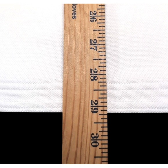 Tommy Bahama IslandZone Polo Shirt Mens XXL 2XL White Supima Cotton Blend V-Neck - Picture 12 of 12